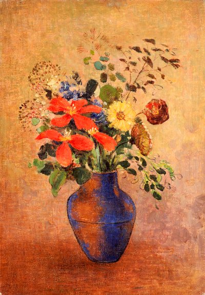 Mavi Vazo by Odilon Redon