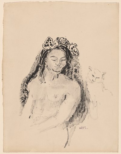 Sheba Kraliçesi by Odilon Redon
