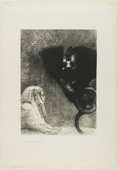 Sfenks: "...hiçbir şeyin saptıramayacağı bakışım, nesnelerden geçerken ulaşılmaz bir ufukta sabit kalır." Chimera: "Bana gelince, ben hafif ve neşeliyim", To Gustave Flaubert