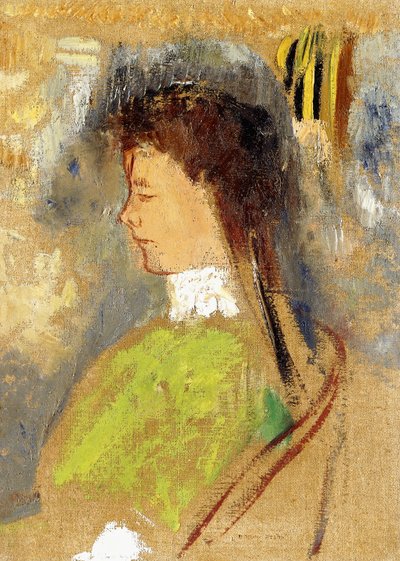 Violette Heymann, c.1910 by Odilon Redon
