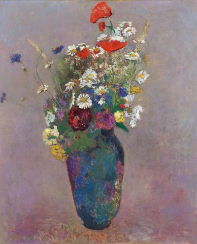 Vizyon: çiçek vazosu par Redon, Odilon (1840-1916) by Odilon Redon