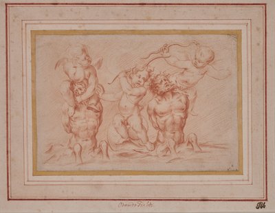 Tritonlar ve Putti by Odoardo Fialetti