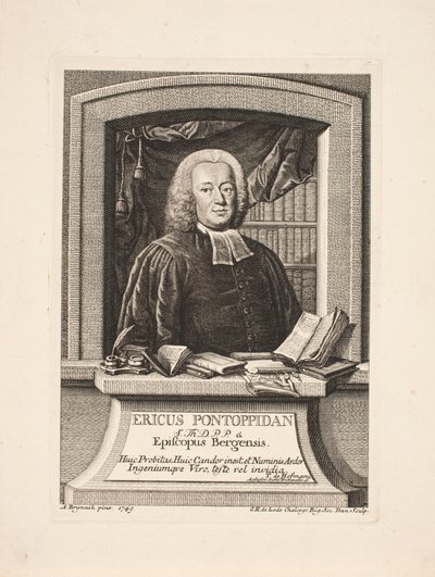 Erik Pontoppidan (genç) Piskopos by Odvardt Helmoldt de Lode
