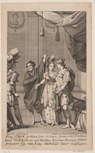 N. K. Bredal için İllüstrasyon, "Gram ve Signe" by Odvardt Helmoldt de Lode