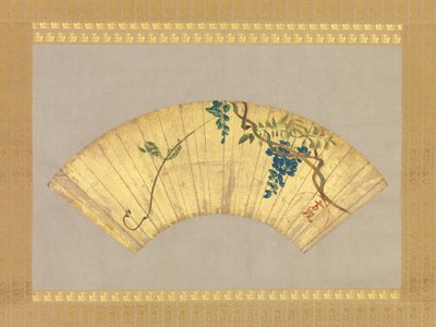 Wisteria, 17-18. yüzyıl. by Ogata Korin