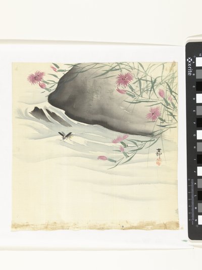 Sahildeki çiçekler by Ohara Koson