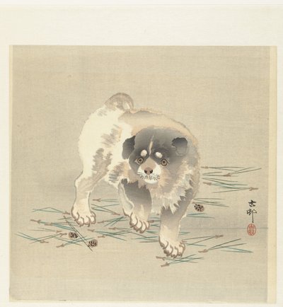 genç köpek by Ohara Koson