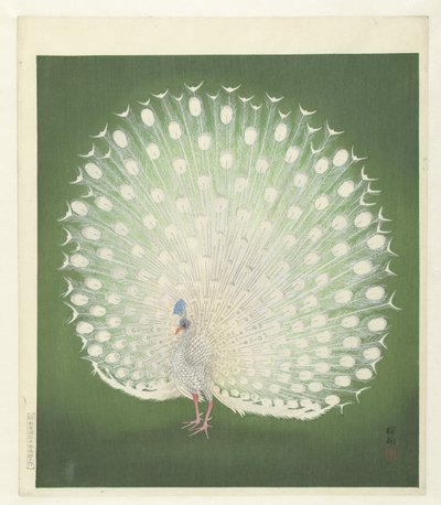 tavuskuşu by Ohara Koson