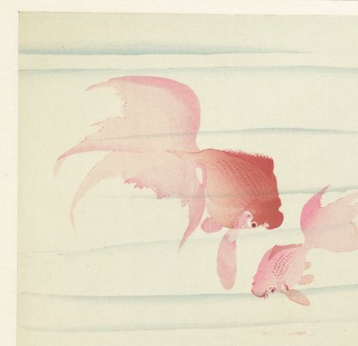 İki peçe kuyrukları by Ohara Koson