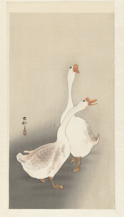 iki kaz by Ohara Koson
