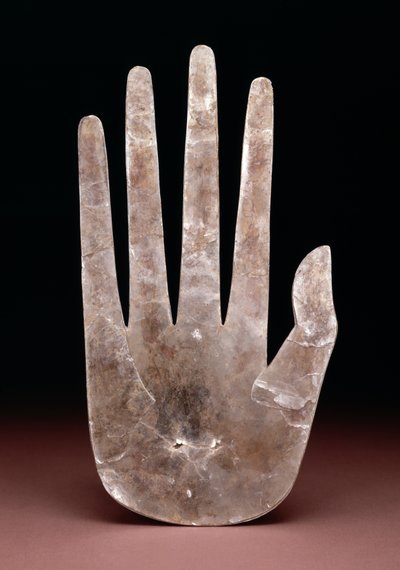 El şeklinde kesik, 200 BC-400 AD (mika) by Ohio Hopewell culture