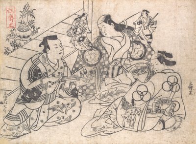 Bir Dramadan Sahne, 1710-13., 1710-13. by Okumura Masanobu