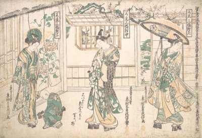 Genç Erkeklerin Üç Parçası. by Okumura Masanobu