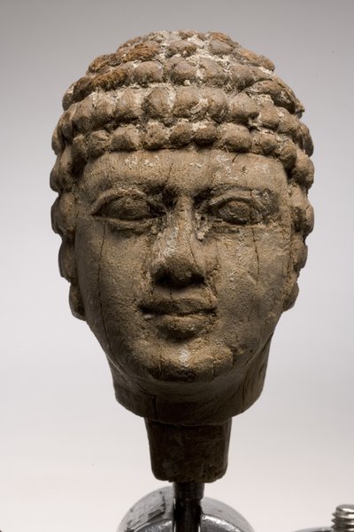 Bir adamın başı (tahta) (ayrıca bkz. 249003 & 249005-6) by Old Kingdom Egyptian