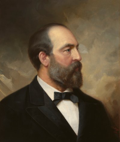 James Garfield, 1881. by Ole Peter Hansen Balling