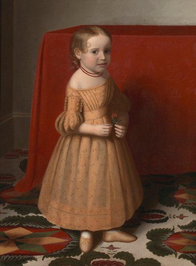 Güllü Genç Bir Kızın Portresi, yak. 1838. by Oliver Tarbell Eddy