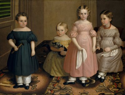 Alling Children, c.1839 by Oliver Tarbell Eddy