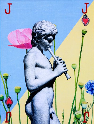 Fante, 2019 (tuval üzerine karışık teknik) by Olivia Gozzano