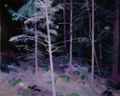 Forêt-noire 8 ,2019 (tuval üzerine akrilik) by Olivier Morel