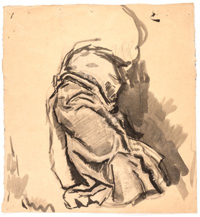 Draperstudie by Oluf Hartmann