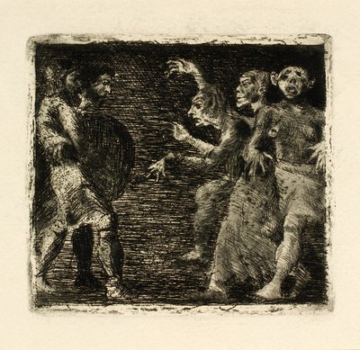 Macbeth ve Cadılar by Oluf Hartmann
