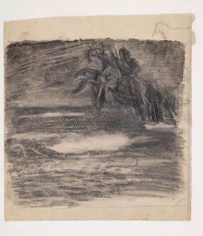 Deniz veya bulutların üzerinde dik at by Oluf Hartmann