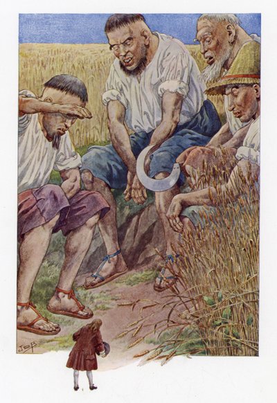 Gullivers Seyahatleri için İllüstrasyon by Onfray de Breville Job