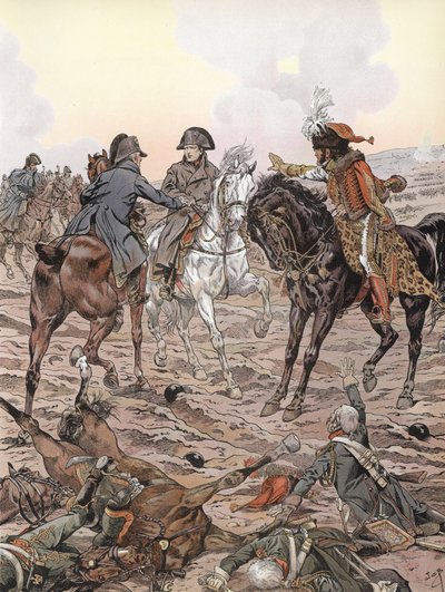 Austerlitz Savaşı sırasında Napolyon by Onfray de Breville Job