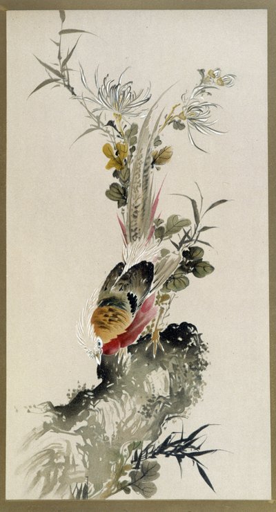 Sülün - suluboya, Onishi Keisaie by Onishi Keisai