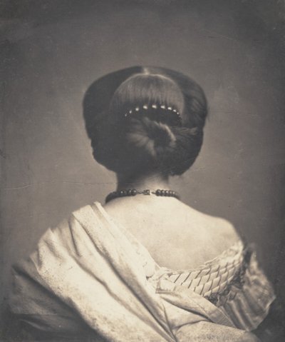 [Arkadan Görülen Kadın], yakl. 1862. by Onésipe Aguado de las Marismas