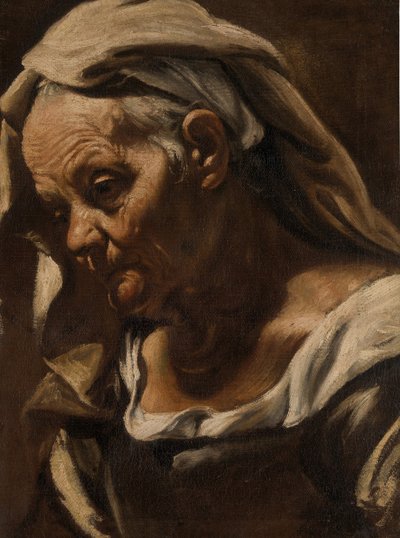 Yaşlı Bir Kadının Başı, 1610