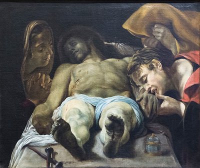 Ölü Mesih üzerine ağıt by Orazio Borgianni