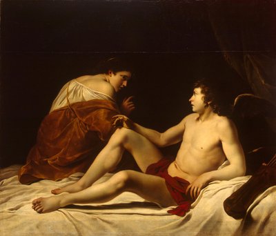 Aşk Tanrısı ve Psyche by Orazio Gentileschi