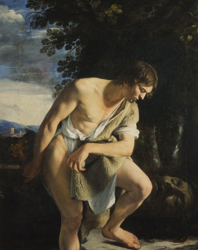 David (tuval üzerine yağlı boya) by Orazio Gentileschi