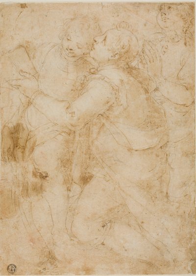 Üç Genç Duada by Orazio Samacchini