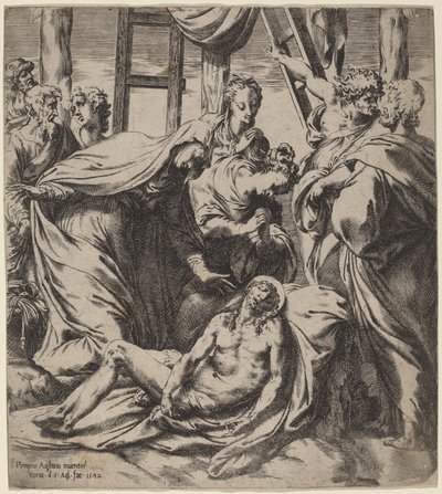 Haçtan İniş by Orazio de Santis after Pompeo Cesura