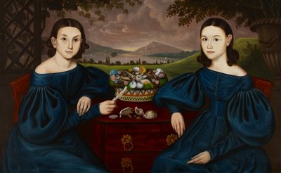 Ann ve Eliza Dusenberry, 1838 by Orlando I. Bears