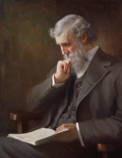 John Muir, c. 1917, 1909 tarihli bir fotoğraftan. by Orlando Rouland