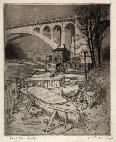 Rocky Nehri Köprüsü by Orville Houghton Peets