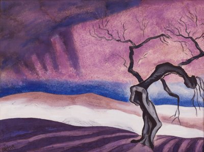 Ölüm, 1926. by Oscar Bluemner