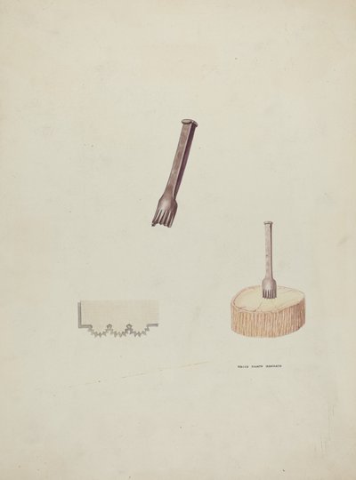 Plinker ve Ahşap Blok by Oscar Bluhme