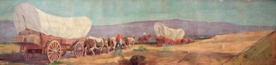 Anheuser-Busch Vagon Treni (tuval üzerine yağlıboya) by Oscar Edward Berninghaus