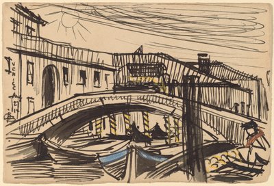 Venedik, Tekneler by Oscar F. Bluemner