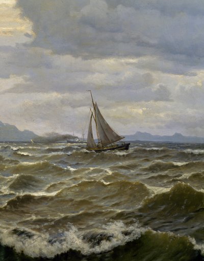 Denizde gemiler by Oscar Kleineh