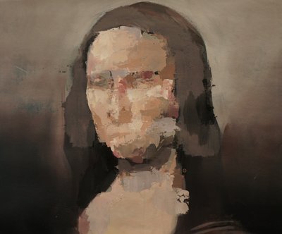 Mona Lisa, 2020 (tuval üzerine akrilik) by Oscar Nin