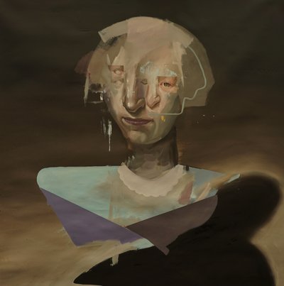 _u3444855780000p.tf-44, 2022 (keten üzerine yağlıboya) by Oscar Nin