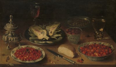 Enginar ile Natürmort by Osias the Elder Beert