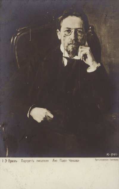 Anton Çehov, Rus kısa öykü yazarı ve oyun yazarı by Osip Emmanuilovich Braz