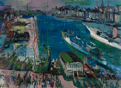 Marsilya Limanı II by Oskar Kokoschka