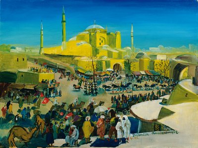 Der Selamlik in Konstantinopel by Oskar Laske